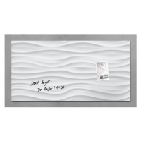 Sigel magnetisch glasbord 91 x 46 cm wit golf 208830