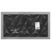 Sigel magnetisch glasbord 91 x 46 cm zwart diamond 208831 - 1