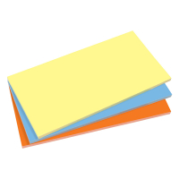 Sigel static notes assortiment kleur 10 x 20 cm 3 sets (3 x 100 vellen) SI-MU134 221420