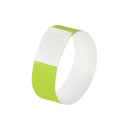 Sigel super soft evenementenbandjes fluogroen (120 stuks) SI-EB212 208683 - 1