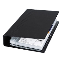 Sigel visitekaartmap zwart (200 kaartjes) SI-VZ300 208635