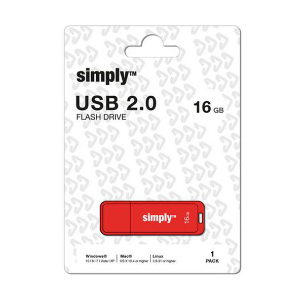 Simply USB 2.0-stick 16GB 298299 - 1