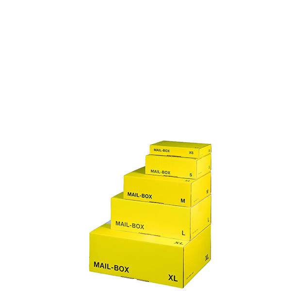Smartbox Pro verzenddoos geel maat M 331 x 241 x 104 mm (20 stuks) 298417 - 1