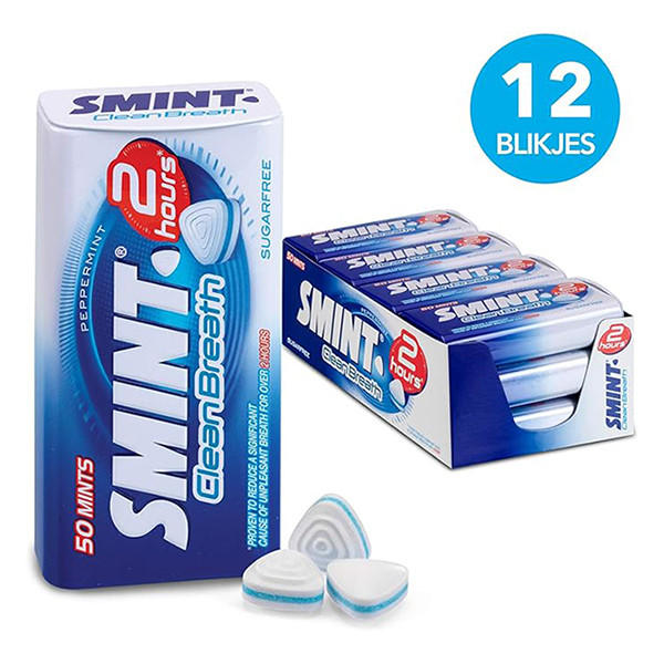 Smint Clean Breath Peppermint (12 stuks) 888925 423712 - 2