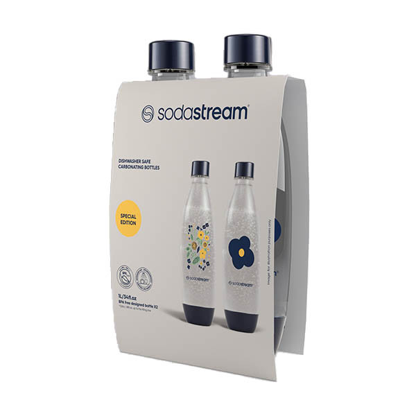 SodaStream Fuse-flessen bloemenprint 1L - 2-pack 137134 - 1