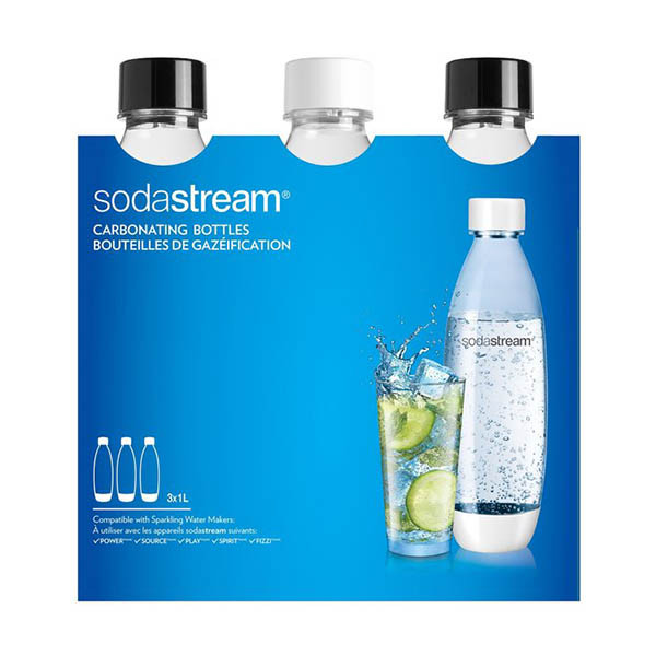 SodaStream PET Fuse flessen universeel 1l (3 stuks) 423763 - 1
