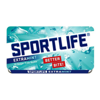 Sportlife Extramint lichtblauw kauwgom blister (24 stuks)