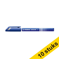 Aanbieding: 10x Stabilo SENSOR fineliner blauw 206123