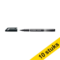 Aanbieding: 10x Stabilo SENSOR fineliner zwart