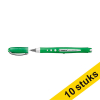 Aanbieding: 10x Stabilo Worker+ Colorful rollerpen groen