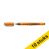 Aanbieding: 10x Stabilo Worker+ rollerpen zwart (0,3 mm) 206300