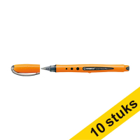 Aanbieding: 10x Stabilo Worker+ rollerpen zwart (0,5 mm) 206298