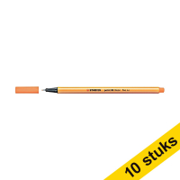 Aanbieding: 10x Stabilo fineliner point 88 fluo oranje
