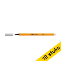 Aanbieding: 10x Stabilo fineliner point 88 lichtgrijs