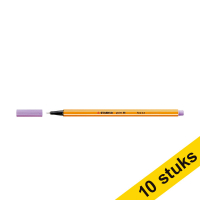 Aanbieding: 10x Stabilo fineliner point 88 lichtlila