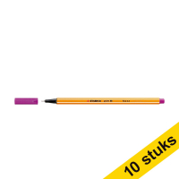 Aanbieding: 10x Stabilo fineliner point 88 lila