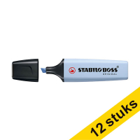 Aanbieding: 12x Stabilo BOSS Pastel markeerstift wolkenblauw 206332