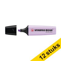 Aanbieding: 12x Stabilo BOSS markeerstift pastellila 200378