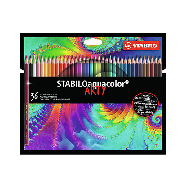 Stabilo Aquacolor ARTY aquarel kleurpotlodenset (36 stuks) 206287 - 1