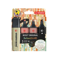 Stabilo BOSS NatureColors markeerstiften assorti (4 kleuren) 206313
