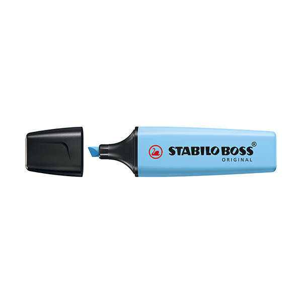 Stabilo BOSS Pastel markeerstift zacht luchtig blauw 200202 - 1