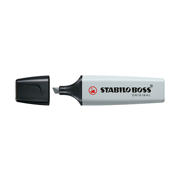 Stabilo BOSS Pastel markeerstift zacht stoffig grijs 200199 - 1