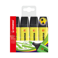 Stabilo BOSS fluostiften geel (4 stuks) 206307