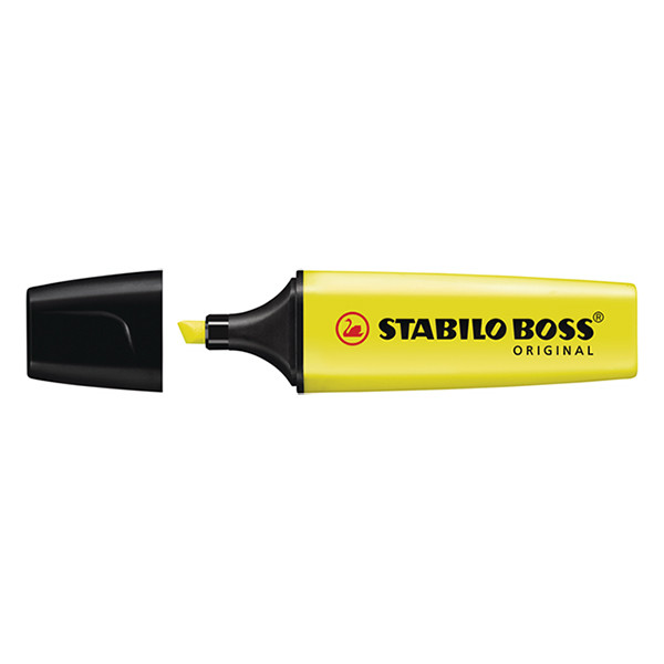 hart niet verwant apotheker Stabilo BOSS markeerstift fluorescerend geel Stabilo 123inkt.be