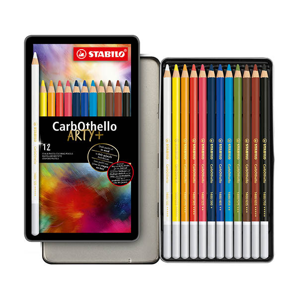 Stabilo Carbothello Arty+ pastelpotloden (12 stuks) 206100 - 2