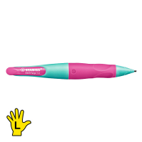 Stabilo Easy Ergo vulpotlood 1,4 mm (turkoois/roze) linkshandig B468903 200114