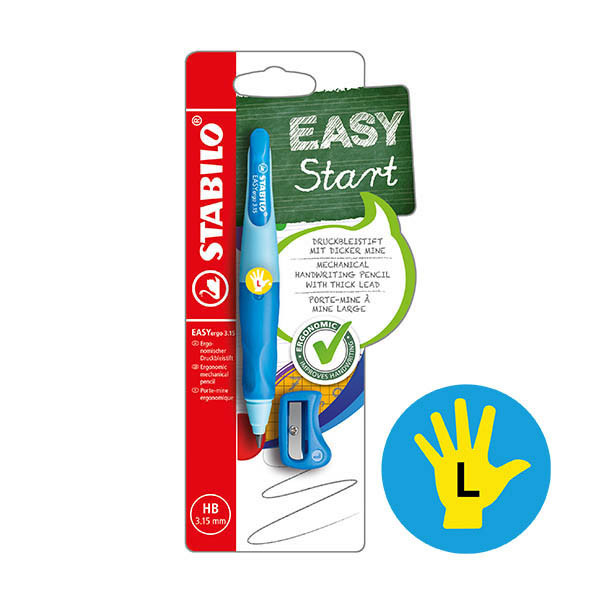 Stabilo Easy Ergo vulpotlood 3,15 mm blauw linkshandig 206278 - 2