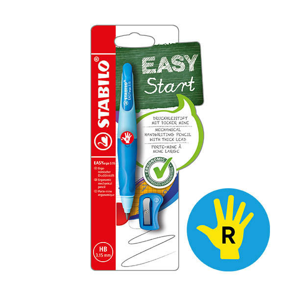 Stabilo Easy Ergo vulpotlood 3,15 mm blauw rechtshandig 206276 - 2