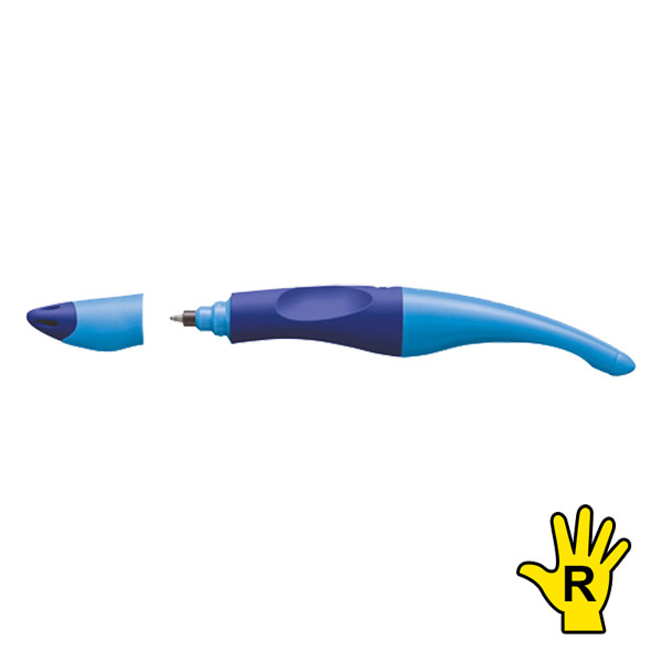 Stabilo Easy Original rollerpen blauw (rechtshandig) B-46843-5 200085 - 1