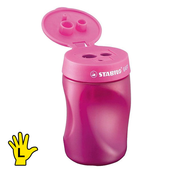 Stabilo Easy ergonomische puntenslijper roze (linkshandig) 450110 200109 - 1