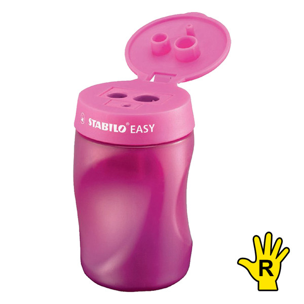 Stabilo Easy ergonomische puntenslijper roze (rechtshandig) 450210 200111 - 1