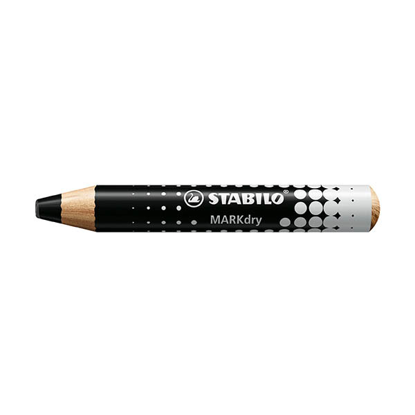 Stabilo Markdry markeerpotlood zwart 206296 - 1