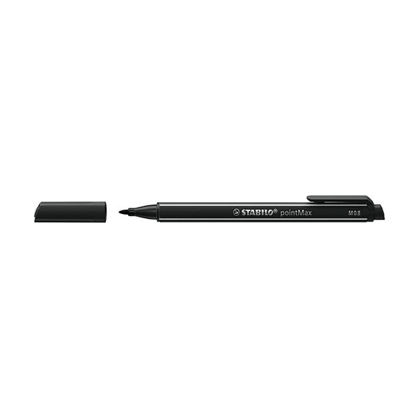 Stabilo PointMax fineliner zwart 206114 - 1