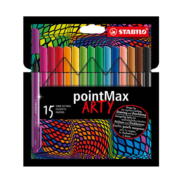 Stabilo PointMax finelinerset (15 stuks) 206292 - 1