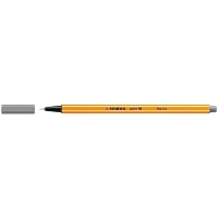 Stabilo Point 88 fineliner donkergrijs 200066