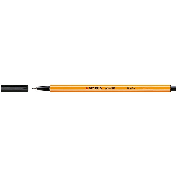 Stabilo Point 88 fineliner zwart 200018 - 1