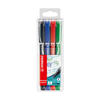 Stabilo SENSOR fineliner assorti (rood, blauw, groen, zwart) 206126