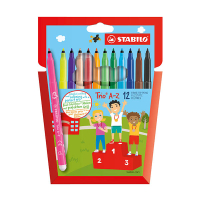 Stabilo Trio A-Z viltstiften (12 stuks) 206284
