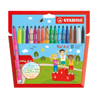 Stabilo Trio A-Z viltstiften (18 stuks) 206285