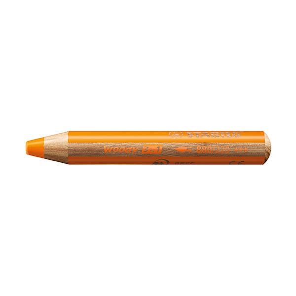 Stabilo Woody 3-in-1 kleurpotlood oranje 206137 - 1