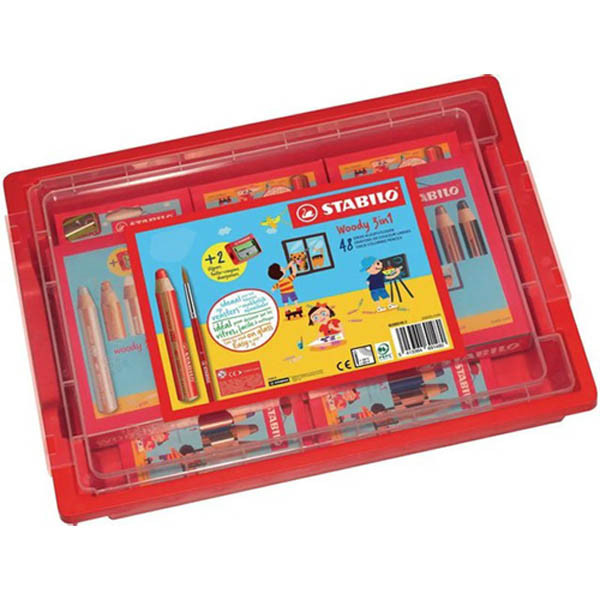 Stabilo Woody kleurpotloden assorti (48 stuks) 297941 - 1