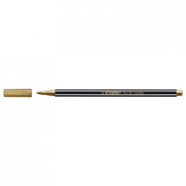 Stabilo point 68 viltstift metallic goud 68-810 200187 - 1