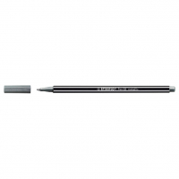 Stabilo point 68 viltstift metallic zilver 68-805 200186