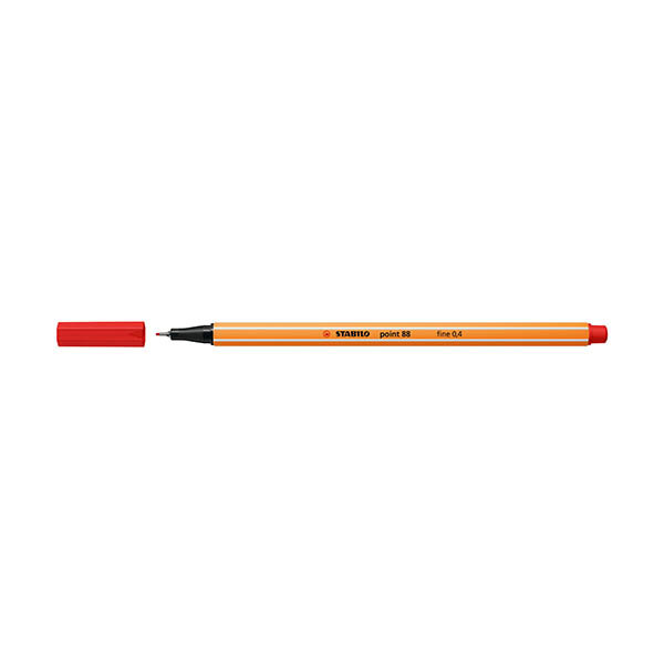 Stabilo point 88 fineliner lichtrood 206161 - 1