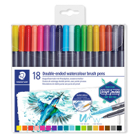 Staedtler 3001 aquarelstiften met dubbele punt (18 stuks) 3001TB18 209508