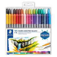 Staedtler 3200 viltstiften met dubbele punt (72 stuks) 3200TB72 209518